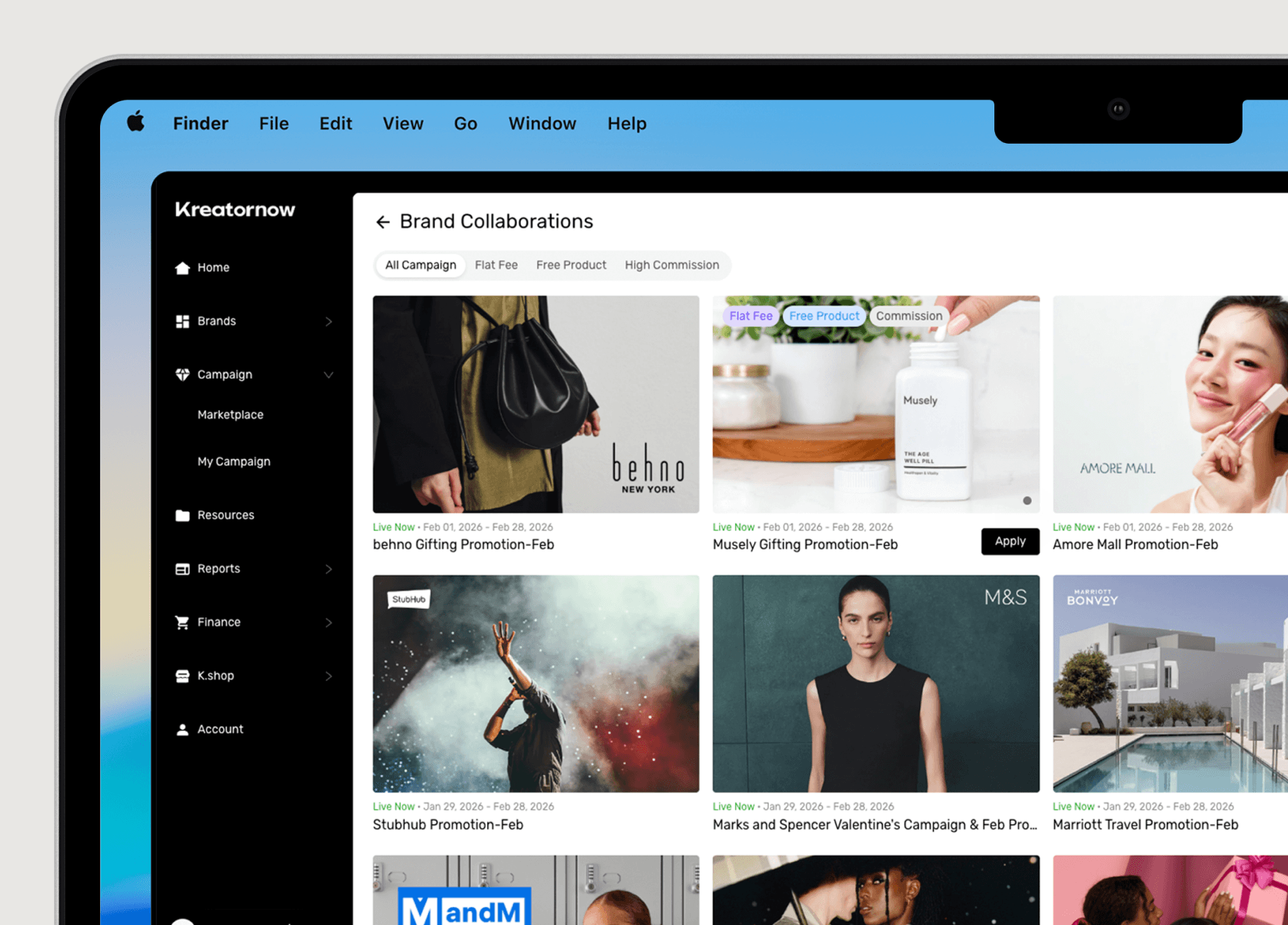 Kreatornow Campaigns Banner